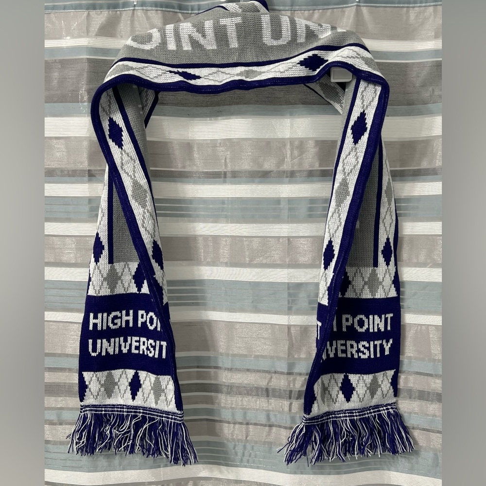 High Point University Purple Scarf